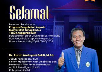 Pengumuman Penerima Pendanaan Program Pengabdian kepada Masyarakat DRTPM Tahap Kedua Tahun Anggaran 2024