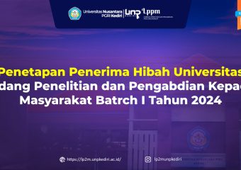 Penetapan Penerima Hibah Penelitian dan Pengabdian Kepada Masyarakat Universitas Tahun 2024 Batch 1