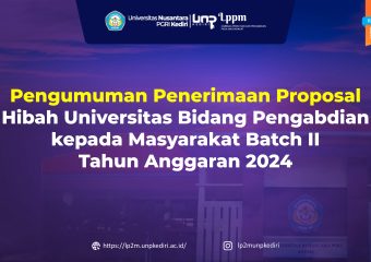 Pengumuman Penerimaan Proposal Pengabdian kepada Masyarakat Batch II Tahun 2024